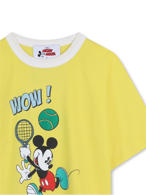 T-shirt bambino Marc Jacobs gialla con Topolino tennis MARC JACOBS Kids | W60767538